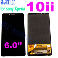 Original OLED LCD For Sony Xperia 10 II LCD Display Touch Screen Panel Assembly Digitizer For Sony 10II LCD Display Replacement