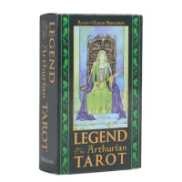 Tarot Card Games Divination Cards Oracle Card 78pcs Tarot Cards Multi-use Playing Card Table Game Arthurian Tarot for Parties