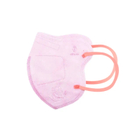 【健康天使】MIT醫用3D立體幼童寬耳繩口罩 2-6歲 粉色 鬆緊帶(30入/袋)