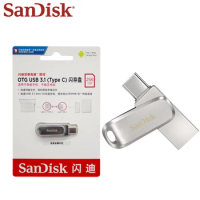 SanDisk DC4 USB Flash Drive OTG USB 3.1 Type-C Pendrive 32GB 64GB 128GB 256GB 512GB 1TB Pen Drive Memory Stick U Disk for PC