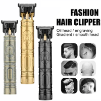 Vintage Hair Clipper T9 Cordless Electric Shaver Hair Cutting Machine For Men USB Hair Clipper Barber Beard Trimmer