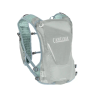 【CAMELBAK】Zephyr Pro12 極限越野水袋背心-附0.5L軟水瓶2個 灰綠(單車/登山露營/