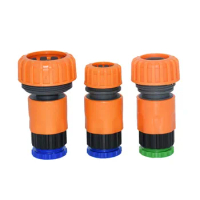 Garden Hose Quick Connector 1/2 3/4 1 Inch Hose Water Tap Connector Female 1/2 3/4 Watering &amp; Irrigation Pipe Fitting 12Pcs