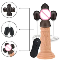 Electric Penis Pump Ring Glans Protector Silicone Sleeve Sexy Toys