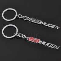 Car Keychain Keyring Auto Key Chain Key Ring For Honda MUGEN Logo Civic CRV Jazz Odyssey Accord City Hrv Car Styling Accessories