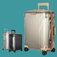 Clear Cover for Rimowa Original Suitcase protecter Case with Zipper Transparent Cases Thicken PVC Not Include Luggage