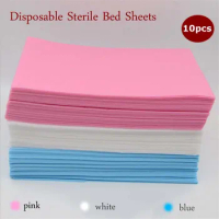 10 Sheets Dental Permanent Makeup Disposable Sterile Fitted Bed Sheets Cover Massage Table Facial Chair Spa 80cm*180cm