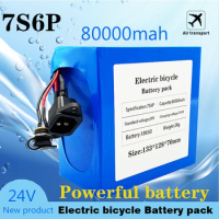 New 7S6P 24V 80000mAh battery pack 1000W 29.4V 80000mAh lithium battery for wheelchair electric bicycle