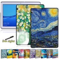 Tablet Back Cover Case for Huawei MediaPad T5 10 10.1"/M5 Lite 8/T3 8.0/T3 10 9.6"/M5 Lite 10.1"/M5 10.8"Anti-fall Hard Shell