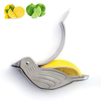 1 Bird Lemon Juicer Preservative Hand Pressed Orange Juicer Handheld Metal Citrus Juicer Stainless Steel