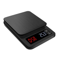 0.1G Electronic Kitchen Scale With Timer Digital Smart Scales Hand Punch Drip Coffee Scale Waterproof Baking Scale