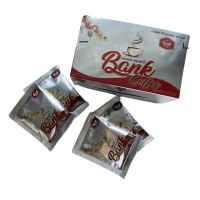 กาแฟสำเร็จรูป bank coffee บรรจุ 15 ซองใน 1 กล่อง