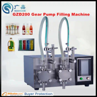 GZD200 Semi-auto Digital Liquid Filling Machine, shampoo,cosmetic,juice filler, stainless steel body filler