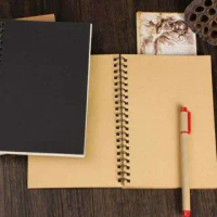 Buku Sketsa Sketchbook A5 Polos Craft Vintage Sektch book murah sketchbook A6 Brown Paper Sketbook A