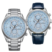 【CITIZEN 星辰】空中之鷹 Eco-Drive光動能時計腕錶 男錶 手錶/43mm 禮物 推薦(AT8260-69M)