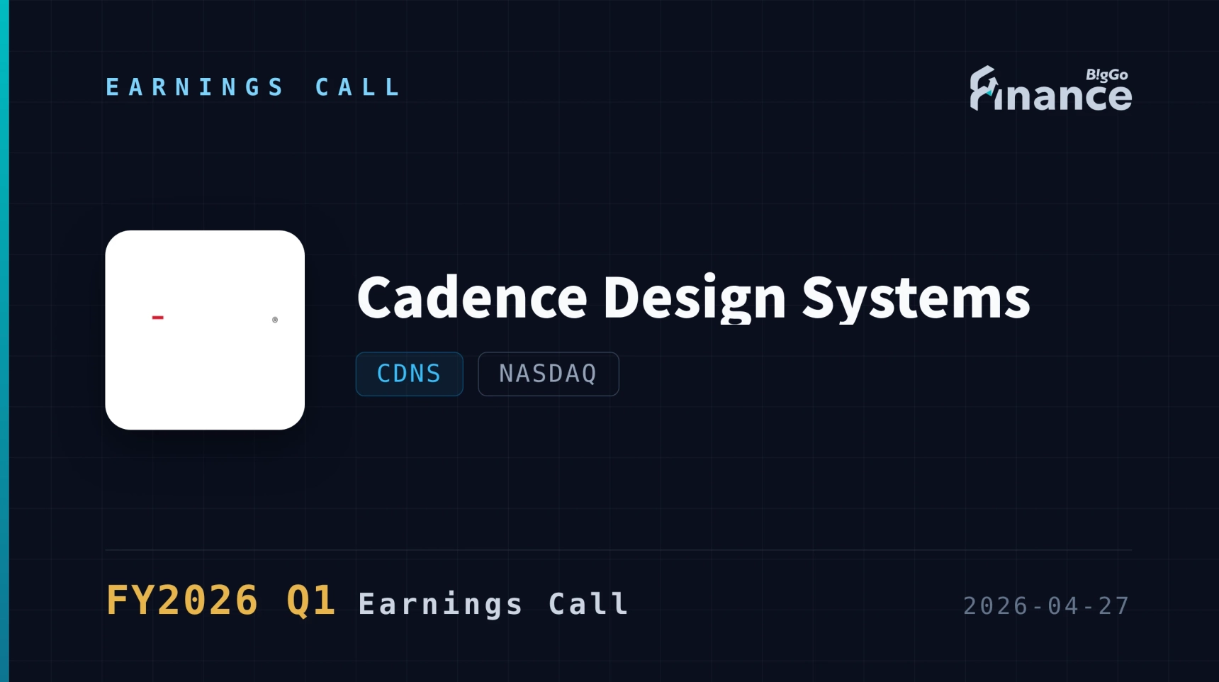 [Cadence Design Systems Q1 2026 Earnings Call] Record $8B Backlog and ...