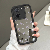 Cocok Untuk Xiaomi Mi 13T Pro Redmi K60 Ultra Case Kupu-kupu Lucu Cermin Casing Silikon Tahan Bentur