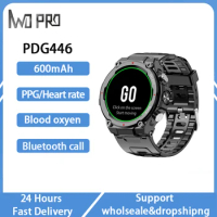 IWO PRO PDG446 Men Smart Watch Outdoor Sport IP68 Waterproof Smartwatch Bluetooth Battery Blood Pressure Watches for Android