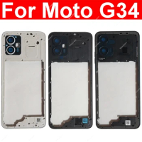 For Motorola MOTO G34 Middle Frame Cover Middle Frame Bezel Replacement Repair Parts