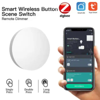 Tuya ZigBee Button Scene Switch Multi-scene Linkage Smart Wireless Switch Automation Work With Smart Life APP Smart Home Control