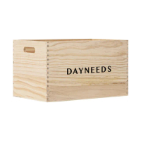 【dayneeds 日需百備】dayneeds專屬木製收納箱[大款] 兩色可選(木盒/木箱/收納籃/置物箱/置物籃)
