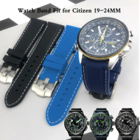23mm 24mm Soft Rubber Watch Band Fit for Citizen Promaster Eco-Drive Air Eagle Seiko SKX 22mm 21mm 20mm 19mm Sport Watch Strap