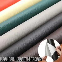 100x137CM Self Adhesive Leather Repair Fabric Patch Car Seat Sofa Repairing Patches Stick-On Leather PU Vinyl Leather Repair