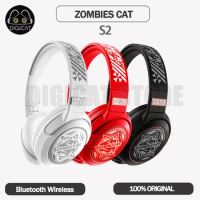 Zombies Cat Wireless Bluetooth Earphone TWS HiFi Lightweight Wireless Headphone Active Noise Canceling Sports Gamer Headphone