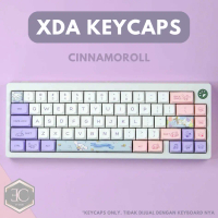 Keycaps Keycap Keypad PBT XDA Cinnamoroll Pink Kelinci Kartun Lucu