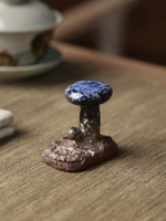 復古創意蘑菇頭紫砂蓋托泡茶壺托蓋置陶瓷蓋碗蓋托蓋子架茶道配件