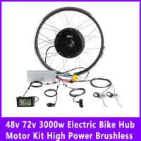48v 72v 3000w Electric Bike Hub Motor Kit High Power Brushless Direct Drive Hub motor