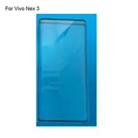 2PCS For Vivo Nex 3 Touch Screen Outer LCD Front Panel Screen Glass Lens Cover For Vivo Nex3 Without Flex Cable