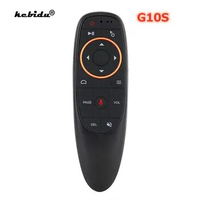 kebidu G10S Air Mouse Voice Remote Control 2.4G Wireless Gyroscope IR Learning for H96 MAX X88 PRO X96 MAX Android TV Box HK1