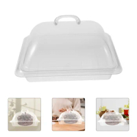 Covered Buffet Tray Multi-function Dessert Clear Desktop Cheese Paper Cup Serving Dinner Accessory Acrylic Travel Cake