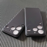 Sarung Telefon TPU, untuk Tecno Pova 6 Neo, Sarung Penutup Belakang, Sarung Silikon Hitam Berkabut,