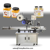 Automatic Hand Sanitizer/Liquid Soap/Shampoo/Oil/Fertilizer/Beverage/Cosmetic/Honey Bottle Labeling Machine