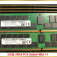 1 Pcs For MT MTA36ASF4G72PZ DDR4 32G 32GB 2RX4 PC4-2666V-RB2-11 2666MHZ