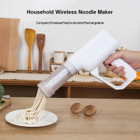 [Kaleidoscopey]Household Wireless Noodle Maker Small Electric Noodle Press Handheld Automatic Noodle