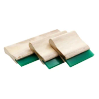 35 X7 MM Screen Printing Ink Squeegee 75 Durometer Wooden Handle Scraping Flat Blade for Machine