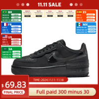 Nike New Air Force 1 Shadow Low Women's board Shoes Comfort breathable Casual Shoes Cushioned and li