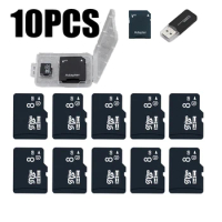 10PCS TF Card Class10 128GB 256GB cartao de memoria 32GB 64GB 16G SD Card 8G 4GB 2GB Flash Memory Card for Digital Devices