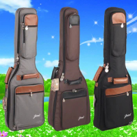 good quality thick general electric guitar bag acoustic package shockproof waterproof case packs bags backpack free shipping