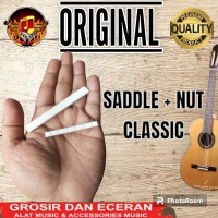 (BISA COD) Saddle Nut Gitar Classic Nylon Sepasang Saddle Gitar Nut Gitar Nilon