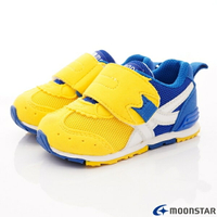 ★日本月星Moonstar機能童鞋-頂級HI系列學步款1503黃/藍(寶寶段)