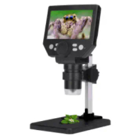 Kkmoon Mikroskop Digital Usb Dengan Monitor & Stand G1000 Silver