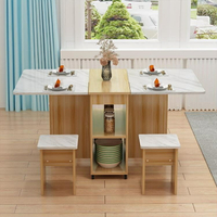 摺疊桌子餐桌家用小戶型現代簡易小型多功能長方形可行動吃飯桌子