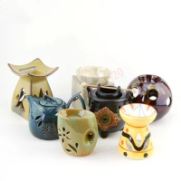 Glazed ceramic Japanese style aromatherapy oven essential oil lamp ceramic essential oil lamp