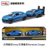 Maisto 1:24 Lamborghini Urus &amp; Lamborghini Huracan Coupe Static Die Cast Vehicles Collectible Model Sports Car Toys