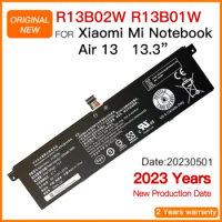 100% New R13B01W R13B02W Laptop Battery For Xiaomi Mi Air 13.3" Series Tablet PC 39WH 7.6V 5230mAh XIAO MI Laptop Batteries