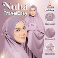 NUHA TRAVELEASY by TELEKUNG HIQMAH Telekung Travel Material Premium Cotton Micro - Dewasa